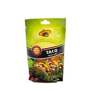 El Sabor Taco Spice Mix 35 G เอลซาบอร์ทาโก้สไปซ์มิกซ์ 35 ก