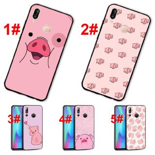 เคสโทรศัพท์ซิลิโคนพิมพ์ลายการ์ตูนหมู 110 f huawei nova 2 lite 2 i 3 i 4 e 5 pro 5 i 5t