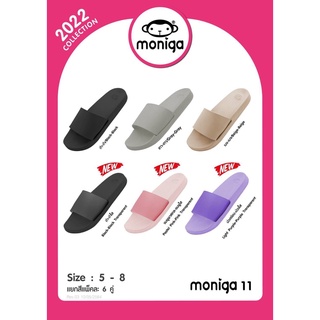 รองเท้าแตะแบบสวม MONOBO รุ่น MONIGA 11S สายใส พื้นนิ่ม ใส่สบาย ทำความสะอาดง่าย ของแท้