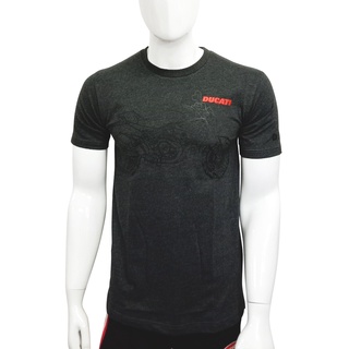 DUCATI T-Shirt  เสื้อยืดดูคาติ DCT52 032 สีเทา