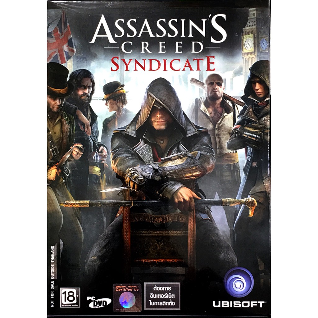 Assassin's Creed Syndicate PC GAME เกมคอม แผ่นเกม ของแท้ มือ1 มือหนึ่ง ของใหม่ ในซีล แผ่นเกมส์