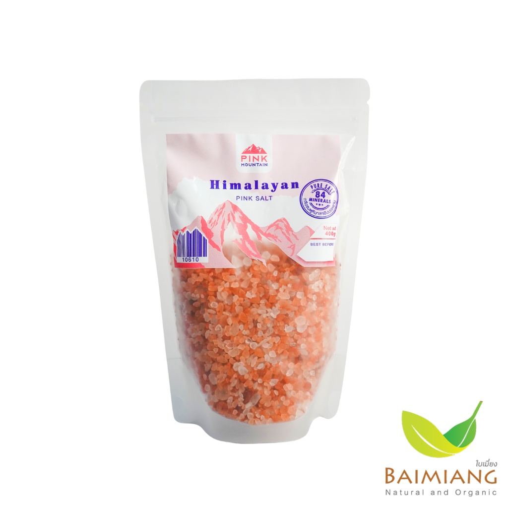 Pink Mountain Pink Salt บดหยาบ ขนาด 400 g. (00008)