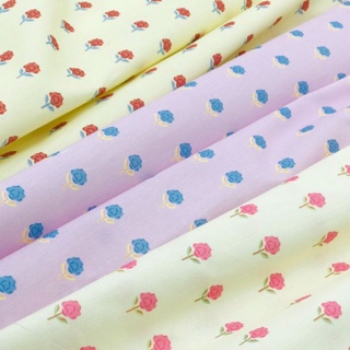 ผ้าแบ่งขาย ผ้าคอตตอน 100% cotton poplin เนื้อบาง พร้อมส่ง