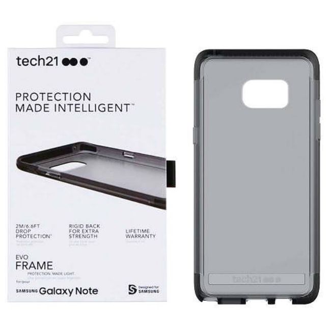 Tech21 Evo Frame Case Cover for Samsung Galaxy Note 7 / Note FE Fan Edition