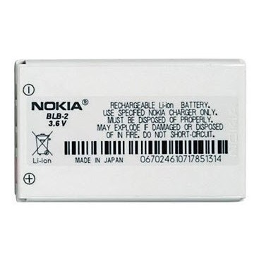 แบตเตอรี่ Nokia 8210,2100 (BLB-2) Nokia 3610 5210 5210e 6510 6590 i 7650 8210 8250