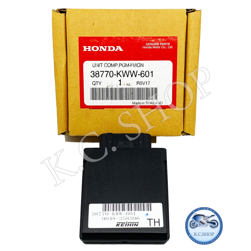 กล่องCDI กล่องหัวฉีด กล่องECU ECM PGM-FI UNIT WAVE110i แท้ศูนย์ HONDA 100% 38770-KWW-601