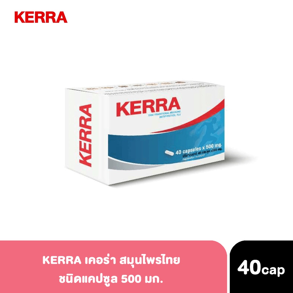 KERRA Kerrina Refreshing Spray เคอร่า ผลิตภัณฑ์สมุนไพรขายทั่วไป แคปซูล อาการไอ ลดเสมหะในลำคอ