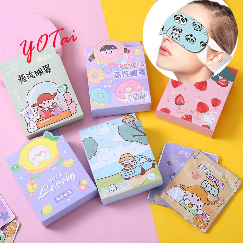YOTAI แผ่นมาส์กตา แผ่นมาส์กตาอุ่น แผ่นประคบตาอุ่น แผ่นแปะตาอุ่น สปาตาอุ่น ผ้าปิดตา
