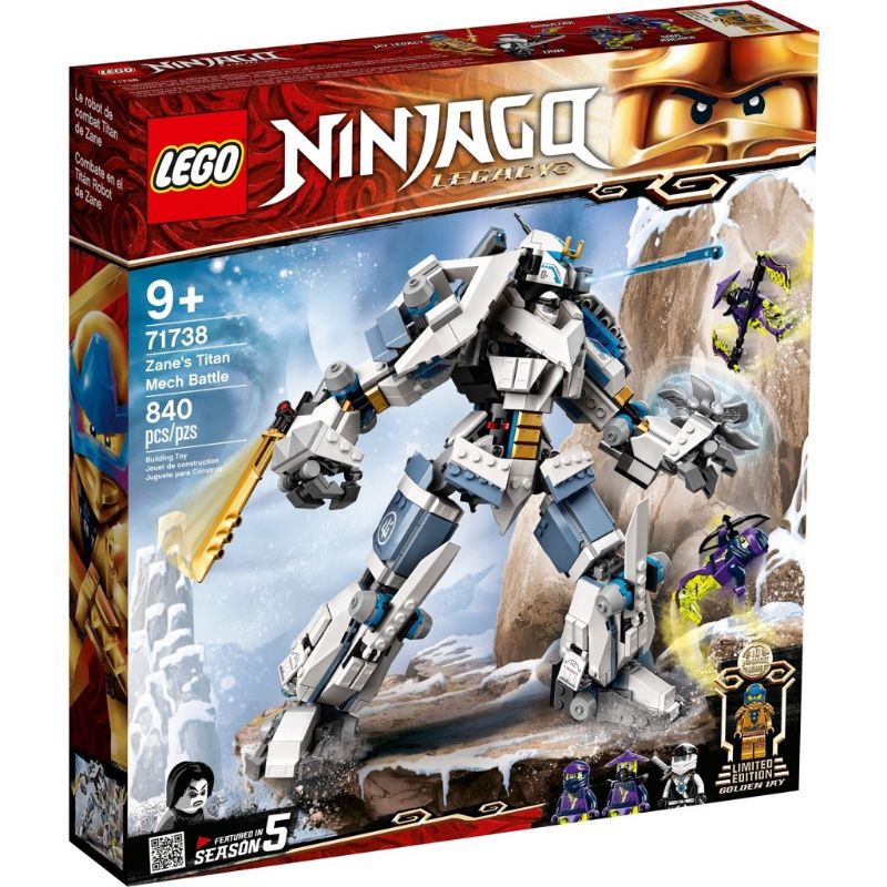 เลโก้ LEGO Ninjago 71738 Zane's Titan Mech Battle