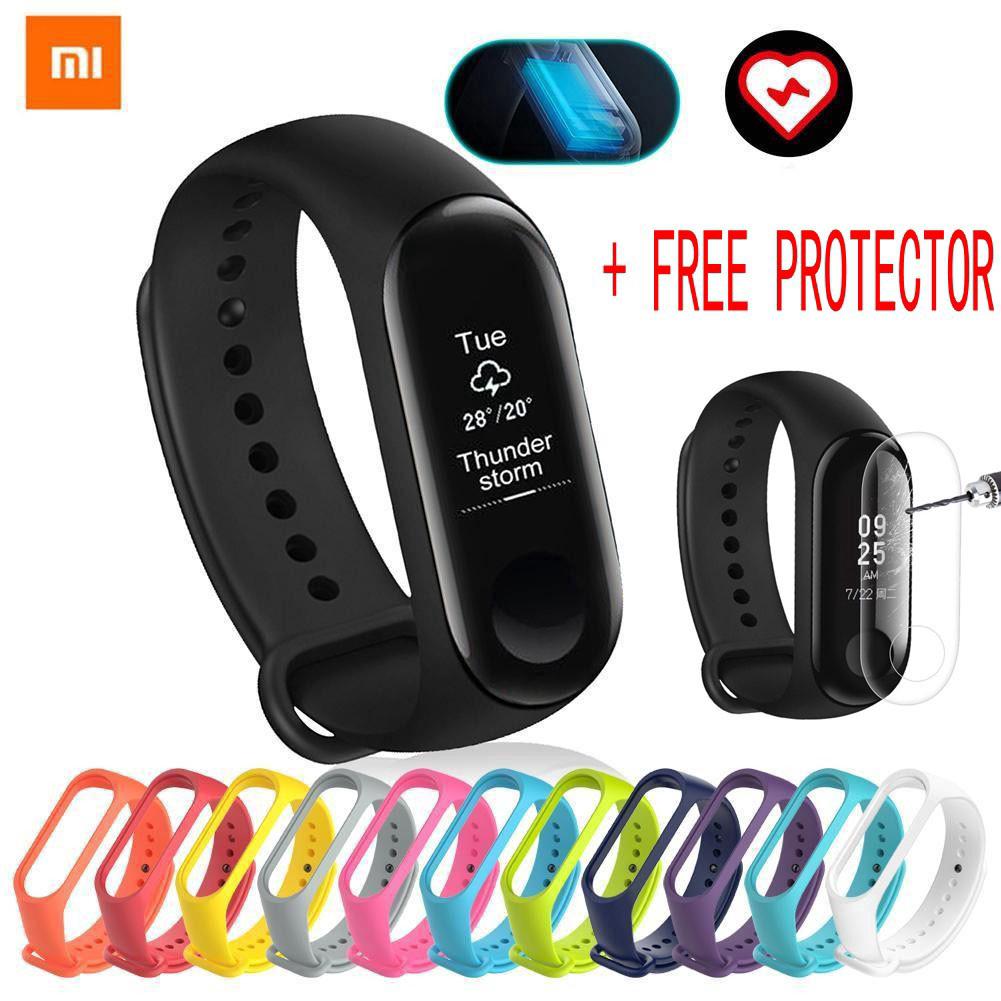 สายคล้องนาฬิกาข้อมือสำหรับ Xiaomi Mi Band 3 หลากสี