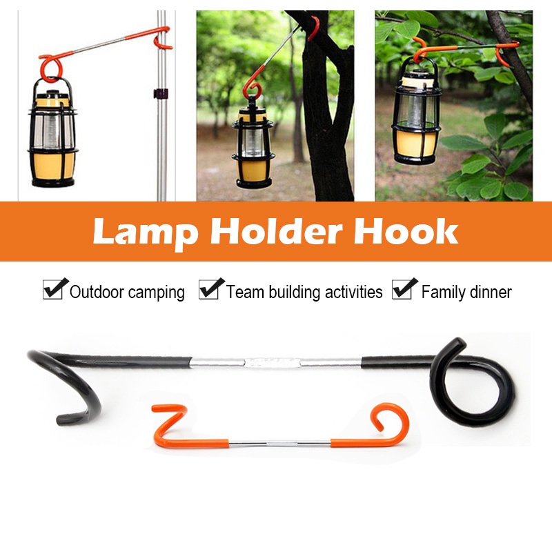 ตะขอแขวนตะเกียง แข็งแรงทนทาน สามารถใช้กับเสาเล็ก เสาใหญ่ได้หมดทุกรูปแบบ พร้อมส่ง - รูปที่ 2