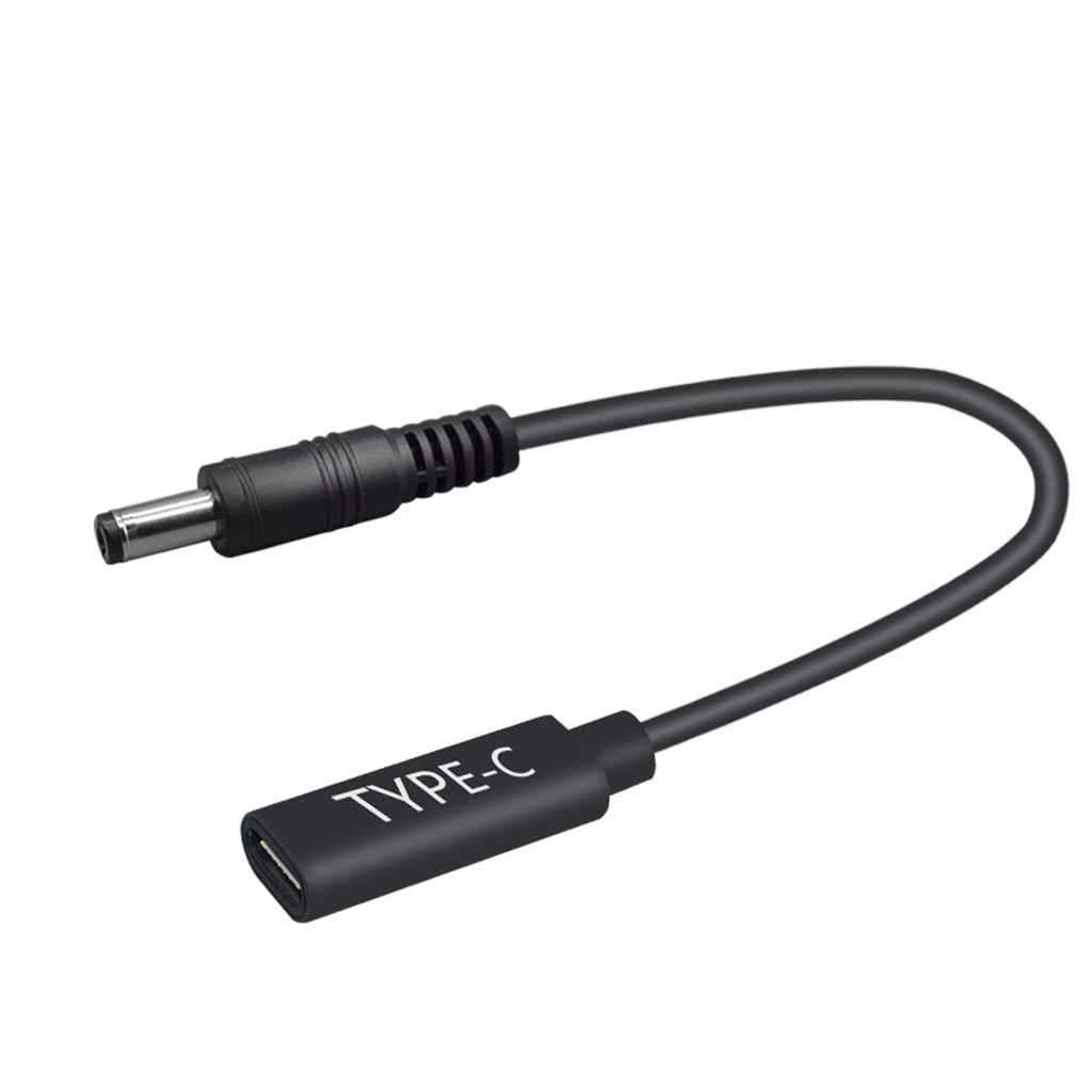 0.15M/0.49FT โน้ตบุ๊ค PD สายชาร์จ,Type-C แจ็คหญิง DC 5.5*2.1 มม.PD แบบพกพา Fast สายชาร์จ,65W