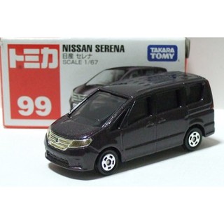 รถเหล็ก โมเดลรถ Tomica No.99 Nissan Sienta