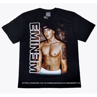 คอตต้อนคอกลม✸▣♠เสื้อยืดEminem t- shirts rapperS-5XL