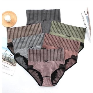 UL-7707 [Sportbra4u] กางเกงในเอวสูง กกน.แฟชั่นผู้หญิง ซับใน ชุดชั้นใน สไตล์เกาหลี