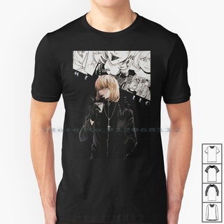 เสื้อยืดโอเวอร์ไซส์ขายดี เสื้อยืด พิมพ์ลายอนิเมะ Blacky Deathnote Movie The Last Name Weeb Misa Amane Light Yagami Kira