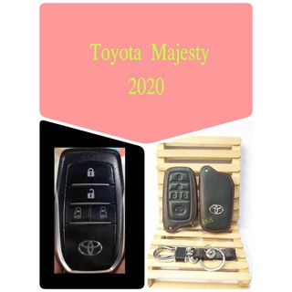 หุ้มกุญแจ รถยนต์   แบบหนัง ตัวรีโมท  รถ Toyota Majesty - 2020