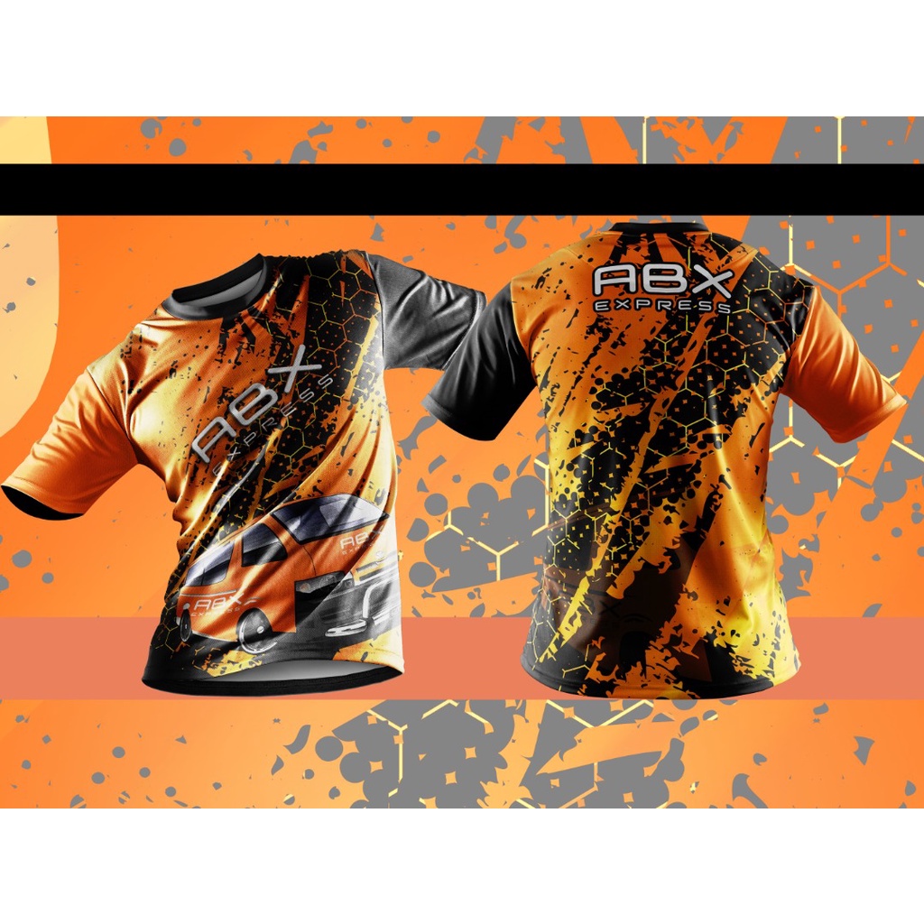 NEW เสื้อยืดระเหิดรุ่น abx van, ชุด abx edition