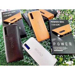 เพาเวอร์แบง 50,000 mAh ราคาถูก มีช่องชาร์จเร็ว มีจอบอกสถานะพลังงาน Power bank eloop