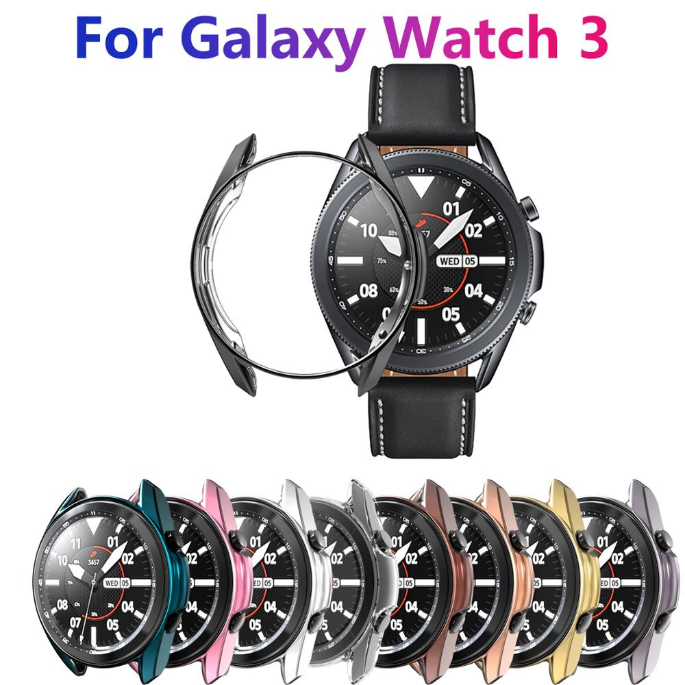 Tpu เคสกันรอยหน้าจอสําหรับ Samsung Galaxy Watch 3 45มม. 41มม.