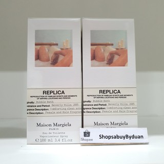 น้ำหอมแท้ Maison Margiela Replica Bubble Bath edt 100ml กล่องซีล และติดขวด