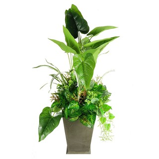 กระถางต้นไม้ประดิษฐ์ MT043H ไซส์ SS 75 ซม. ARTIFICIAL POTTED PLANT WITH POT SPRING 25X25X75CM