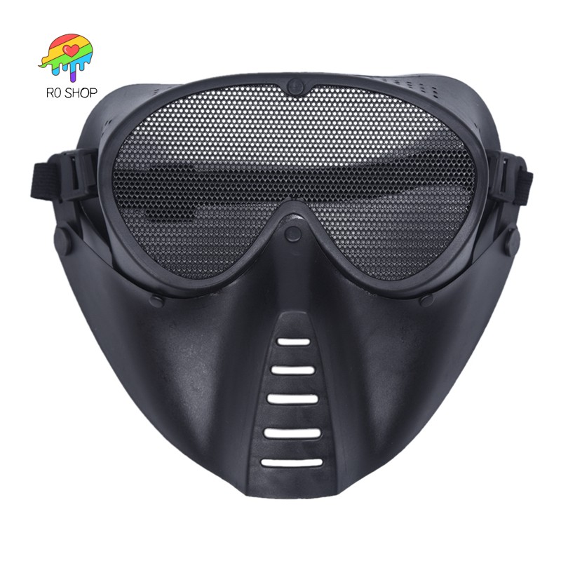 Mask Airsoft หน้ากากป้องกัน Paintball Black New