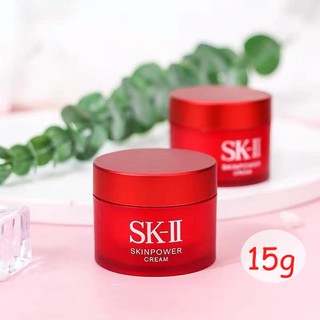 แท้💯%SK-II Skinpower Cream 15g เติมพลังให้ผิวของคุณอวบอิ่มจากภายในด้วยครีมบำรุงผิวหน้าเอกสิทธิ์เฉพาะของเอสเค-ทู