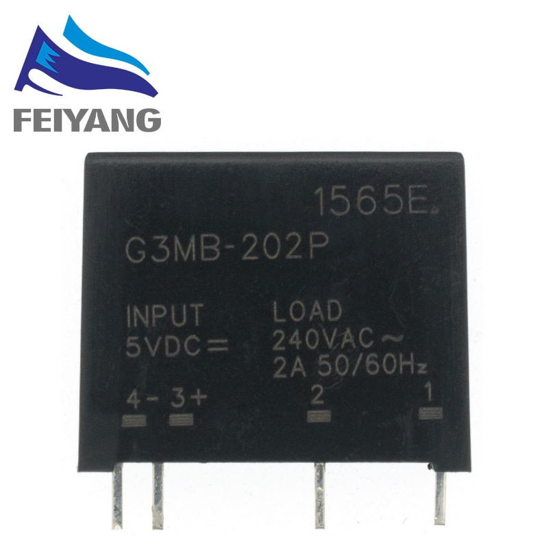 DC 5V Solid State Relay Module G3MB-202P G3MB 202P DC-AC PCB SSR In 5V DC Out 240V AC 2A