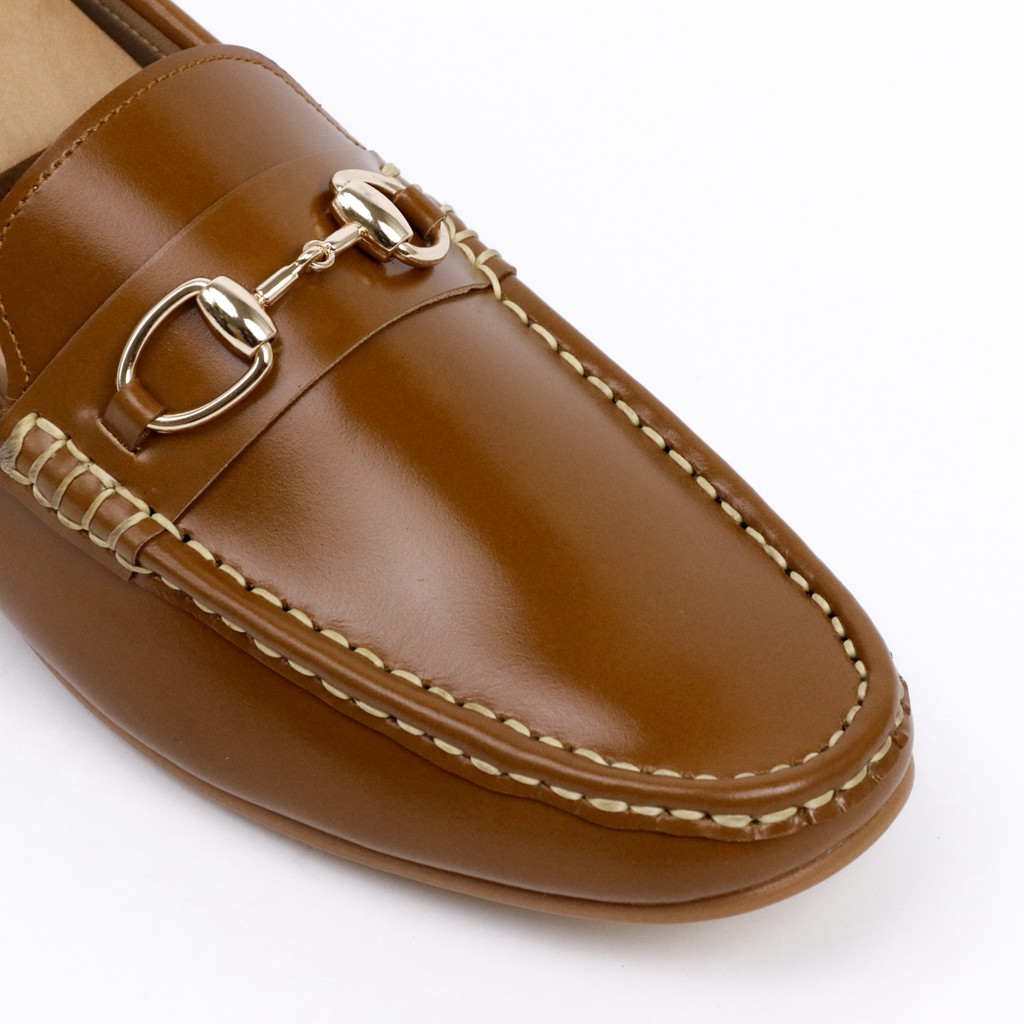 BROWN STONE  HORSEBIT CLASSY LOAFER