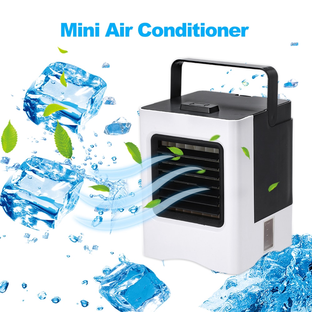 Rechargeable Portable Air Conditioner Conditioning Usb Mini Air Cooler Hanlheld Air Cooling Fan For Office Home Car Dropshipping Shopee Thailand