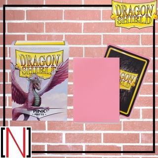 [Sleeve][ซองใส่การ์ด] DragonShield - Matte Pink 100ใบ [MTG][Pokemon][Dragon shield]