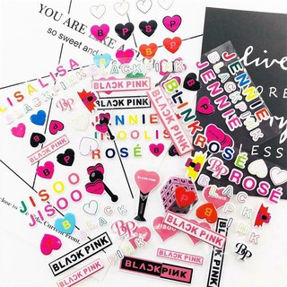 Kpop Blackpink Members Cute Adhesive Sticker Laptop for Mobile Phone DIY