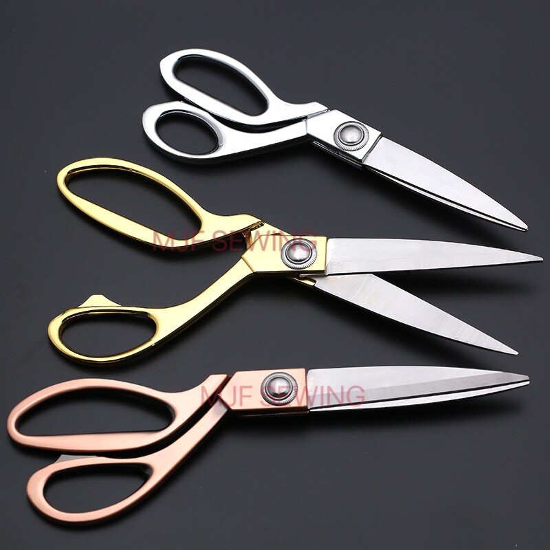 กรรไกรตัดผ้า ด้ามทอง ด้ามทองแดง ด้ามเงิน  ขนาด 8.5นิ้ว 9.5นิ้ว 10.5นิ้ว - รูปที่ 3
