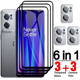 6in1 For OnePlus Nord CE 2 CE2 5G n100 n10 6 in 1 Tempered Glass For OnePlus Nord CE 2 5G Screen Protector Full Cover Film