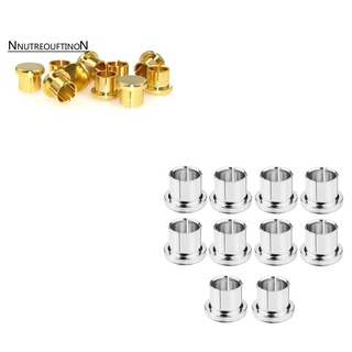 10Pcs Gold Plated Short Circuit Socket Phono Connector RCA Shielding Jack Socket Protect Cover Cap, Gold