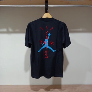 เสื้อยืดพรีเมี่ยม พิมพ์ลายโลโก้ Jordan Jump