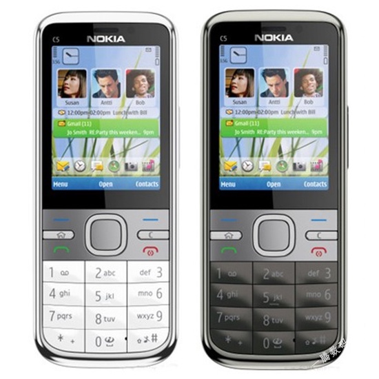 ชุดโทรศัพท์มือถือ บลูทูธ แบบเต็ม สไตล์คลาสสิก สําหรับ Nokia รุ่น C5-00