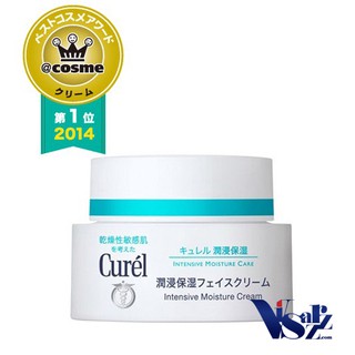 Curel Intensive Moisture Care Intensive Moisture Cream 40g ครีมบำรุงผิวเซราไมด์ที่ได้อันดับ 1 Cosme 2014-2015