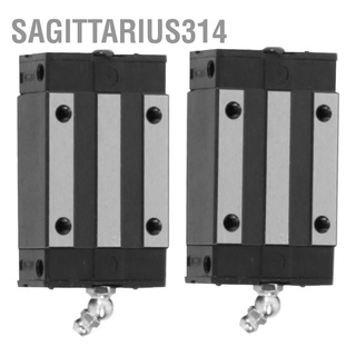 Sagittarius314 ไกด์รางเลื่อน Hgr20-1000 มม. กว้าง 20 มม. 1 ชิ้น และบล็อกสไลด์ 2 ชิ้น