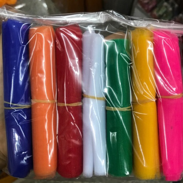 ผ้าแพร7สี ผ้า7สี ผ้าแพร7สี ยาว 2 เมตร,3เมตร,5เมตร ผูกไหว้ศาลพระภูมิ ขึ้นเสาเอก แก้บน ราคา ถูกที่สุด ดีลบีเคเค แกลเลอรีภาพที่ 5