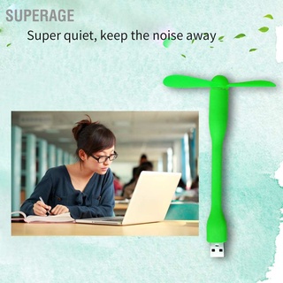 [คลังสินค้าใส]Superage พัดลม Usb ขนาดเล็ก เงียบพิเศษ ปลอดภัย ถอดออกได้ แบบพกพา สําหรับเดินทาง ตั้งแคมป์ ตกปลา