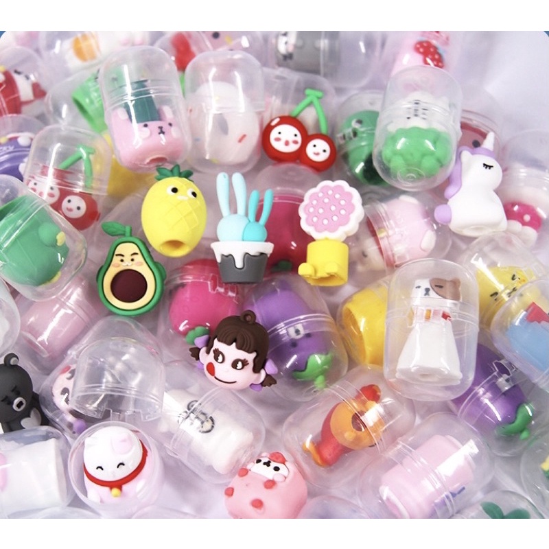 {พร้อมส่งในไทย }ของแถมลูกค้า#สินค้าพร้อมส่ง#ไข่จุกเสียบดินสอ,ไข่ตุ๊กตา เซต10ใบ 45บ เฉลี่ยใบละ4.50บ
