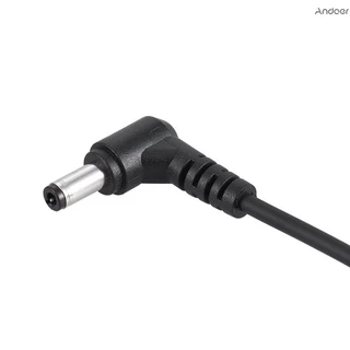 Andoer คอยล์อะแดปเตอร์ขยายสายเคเบิล 98 ซม. 38.5 นิ้ว D-Tap 2Pin ตัวผู้ เป็น Dc 5.5 * 2.1 มม. แบบเปลี่ยน สําหรับแบตเตอรี่ V-Mount Dsl