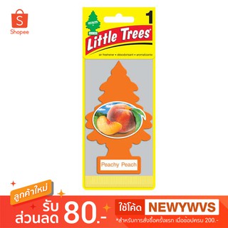 น้ำหอมปรับอากาศ little trees กลิ่น Peachy Peach หอมนานกว่า 5 สัปดาห์