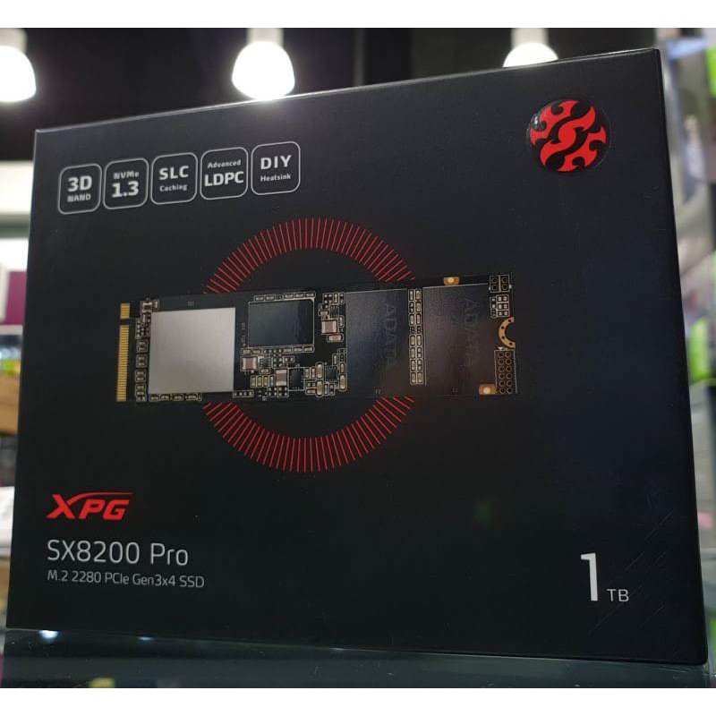 เอ็กซ์พีจี XPG SX8200 Pro PCIe Gen3x4 M.2 2280 NVMe SSD