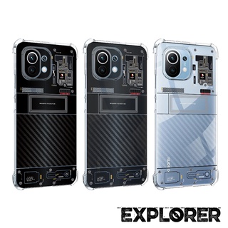 เคส Xiaomi Mi 11 Lite [ Explorer Series ] 3D Anti-Shock Protection TPU Case