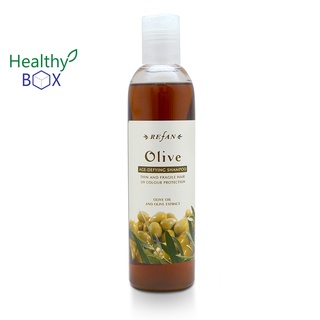 Refan Olive Defying Shampoo 250ml. แชมพูสระผมโอลีฟ บำรุงสภาพผม (V)