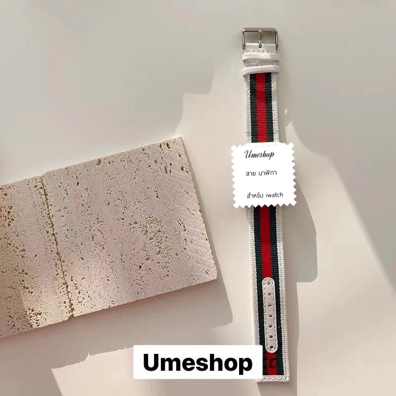 มาใหม่ พร้อมส่ง ไม่ต้องรอนานค่ะ สายผ้า Nylon อย่างดี สไตล์ สำหรับ Watch11 10 9 8 7 Se 6 5 4 3 2 1 41mm 45/46mm สายนาฬิกา
