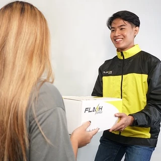 Flash Express (แฟลชเอ็กซ์เพรส) กล่องกระดาษ MINI/S/S+/M/M+/L 10 กล่อง